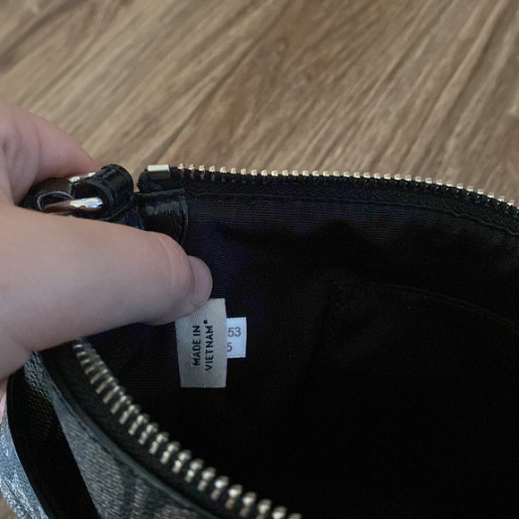 COACH PEYTON SIGNATURE SWINGPACK CROSSBODY SLING BAG W/ POUCH $178 black - Picture 8 of 17
